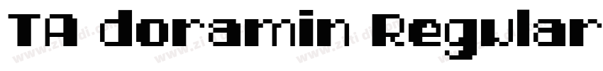 TA doramin Regular字体转换